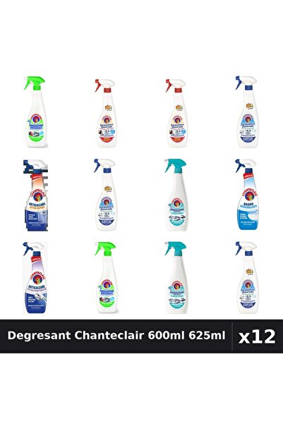 Chanteclair Set 12 Degresant Universal 600-625ml - 7 Arome, Anticalcar, Bicar...
