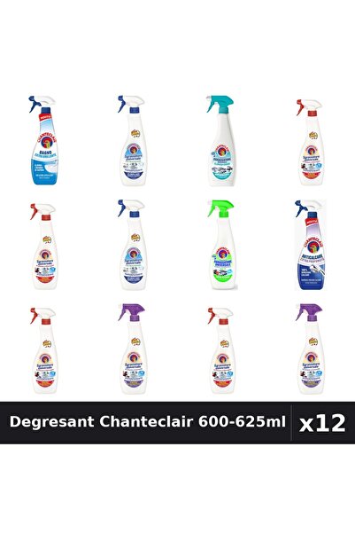 Chanteclair Set 12 Degresant Universal 600-625ml - 7 Arome, Anticalcar, Marsilia