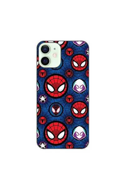 OEM Husa compatibila cu Apple iPhone 12 Mini Silicon Gel Tpu Model Spiderman ...