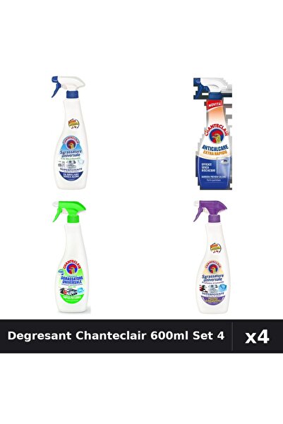 Chanteclair Set 4 Degresant Universal 600ml - Bicarbonat, Lamaie, Lavanda, An...