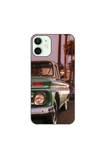 OEM Husa compatibila cu Apple iPhone 12 Mini Silicon Gel Tpu Model Pickup Truck