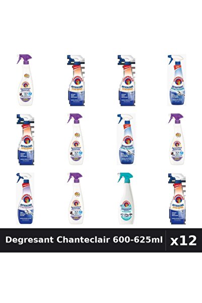 Chanteclair Set 12 Degresant Universal 600ml-625ml - Mosc, Lavanda, Anticalcar