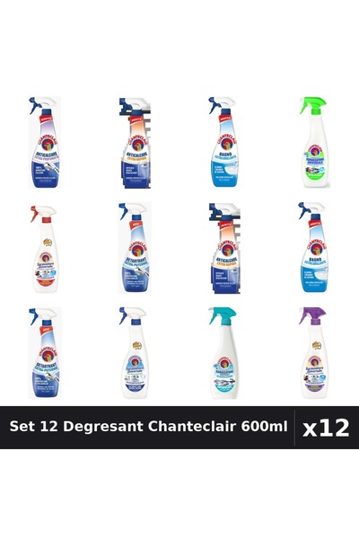 Chanteclair Set 12 Degresant Universal 600ml - Anti-Miros, Bicarbonat, Extra ...