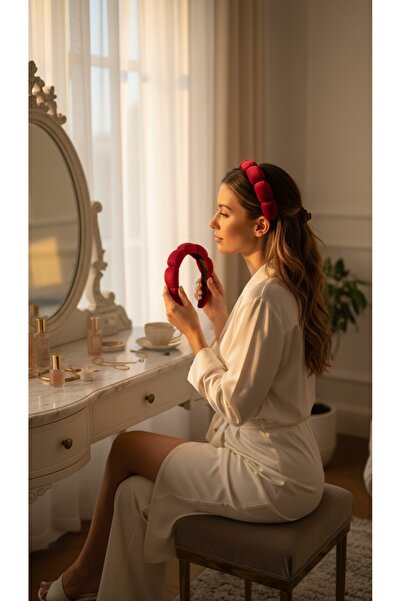 KANİNCHEN Women's Makeup Hair Crown Face Washing Crown Cloud Sponge Skin Care...
