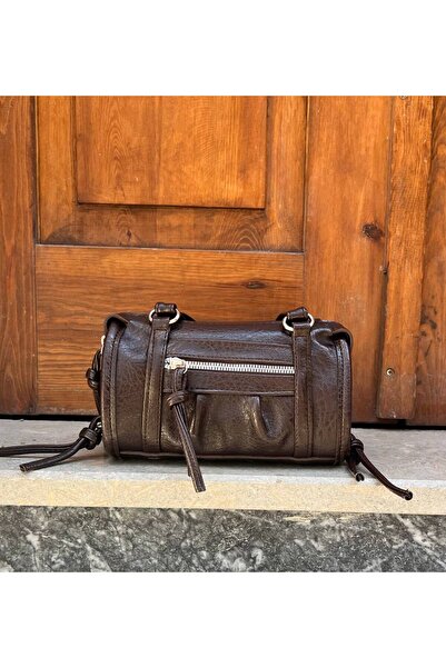 SÜNELA Lace-Up Style Bag, First Quality Leather