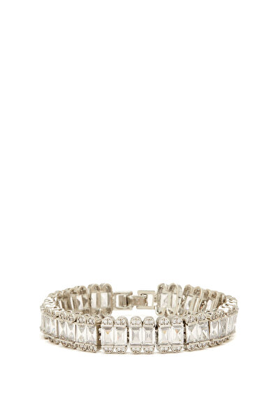 Beymen Collection Silver Baget Taşlı Kadın Bileklik