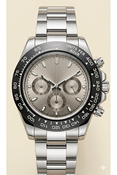 ATKGİYİM Premium Steel Case Cord Men's Wrist Watches Classic Sports