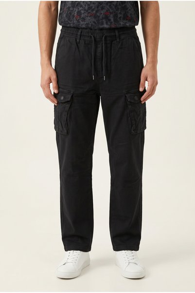 ETEN Elasticated Waist Band With Cargo Pocket Navy Trousers