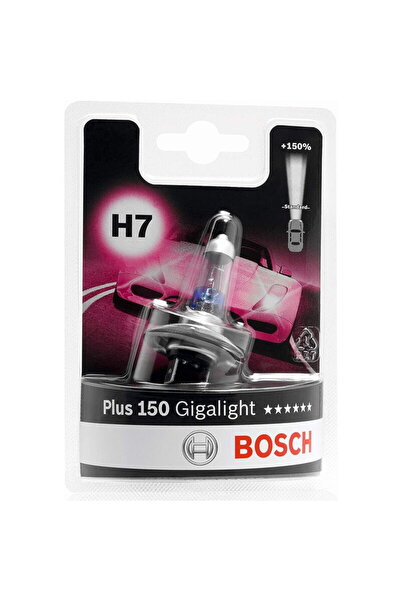 Bosch Bec halogen H7, 12V, 55W-Gigalight Plus +150% Light, Blister x1 bucata
