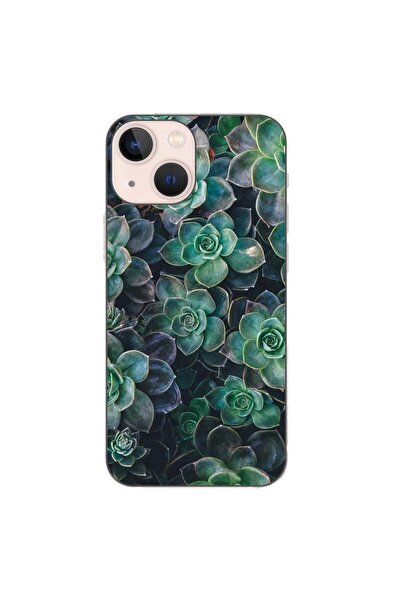 OEM Husa compatibila cu Apple iPhone 13 Mini Silicon Gel Tpu Model Flori de S...