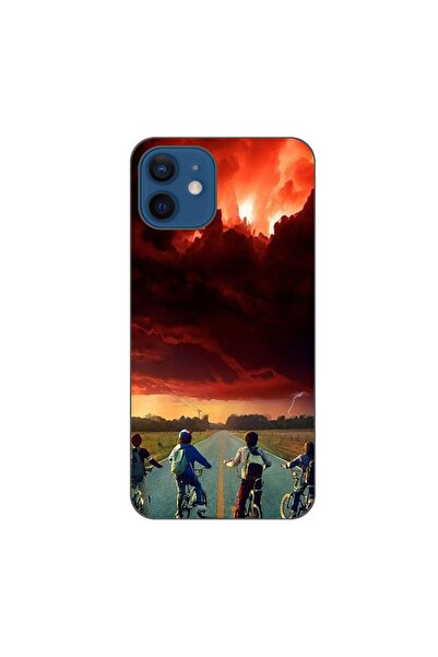OEM Θήκη συμβατή με Apple iPhone 12, από σιλικόνη gel TPU, μοντέλο Stranger T...