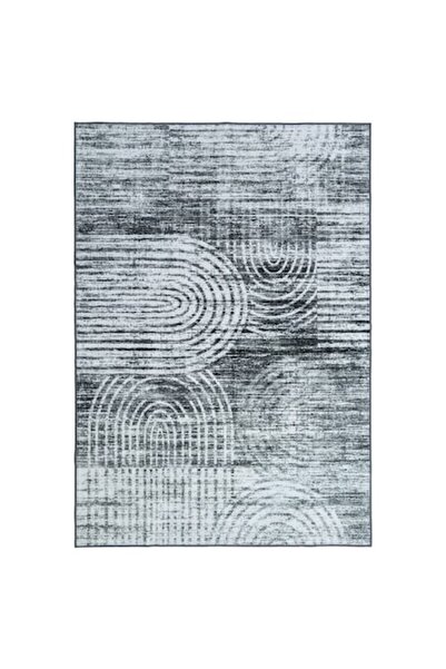 OEM Modern carpet, 140 x 200 cm, Anti-slip, Grey, Polyester, Easy to Clean, W...