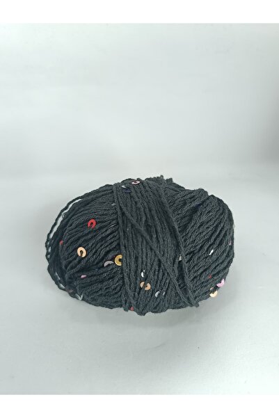 Pİ Yarn Hicaz Large Sequin Hand Knitting Yarn 50Gr