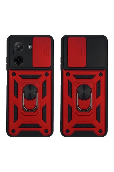 Sonique Θήκη Ring Armor CamPro για Xiaomi Redmi A5 4G (173.45mm) Κόκκινο