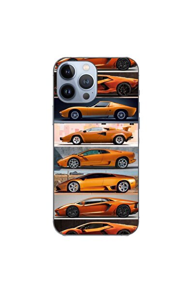 OEM Husa compatibila cu Apple iPhone 13 Pro Max Silicon Gel Tpu Model Masini ...