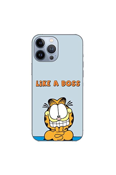OEM Husa compatibila cu Apple iPhone 13 Pro Max Silicon Gel Tpu Model Garfiel...