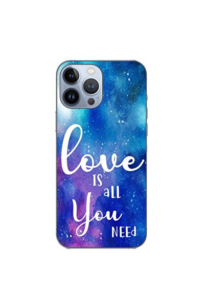 OEM Husa compatibila cu Apple iPhone 13 Pro Max Silicon Gel Tpu Model Love Is...