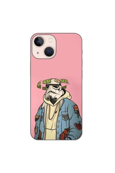 OEM Husa compatibila cu Apple iPhone 13 Mini Silicon Gel Tpu Model Trooper Money