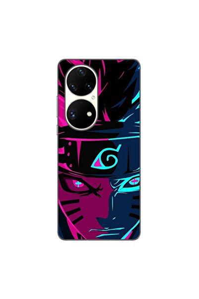 OEM Husa compatibila cu Huawei P50 Pro Silicon Gel Tpu Model Naruto Purple Sa...