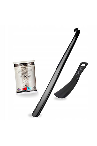 Coccine Set de incaltaminte Coccine, lung 60cm si scurt 20cm, negru, cu 15 se...