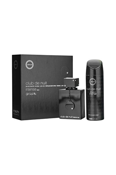 Armaf Set Armaf: Club de Nuit Intense, Apă de toaletă, Pentru bărbați, 105 ml...