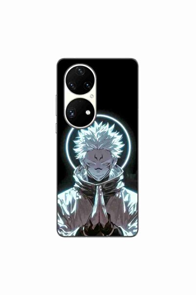 OEM Case compatible with Huawei P50 Pro Silicone Gel Tpu Pattern Jujutsu Kais...