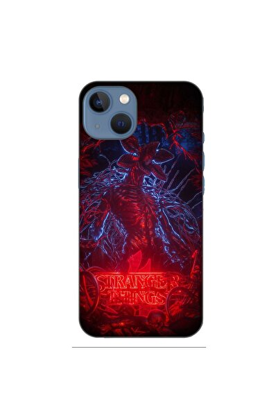 OEM Husa compatibila cu Apple iPhone 13 Silicon Gel Tpu Model Stranger Things...