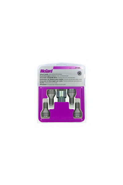 RapidAuto Set prezoane auto antifurt McGard M12 x 1.25 x 24 conic