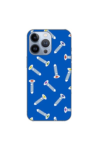 OEM Калъф, съвместим с Apple iPhone 13 Pro, силиконов гел TPU модел с шарка н...