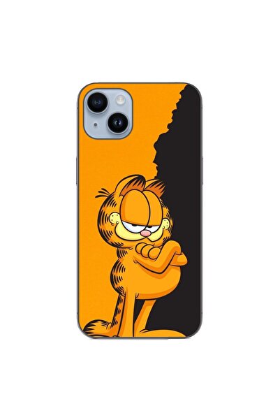 OEM Husa compatibila cu Apple iPhone 14 Plus Silicon Gel Tpu Model Garfield B...