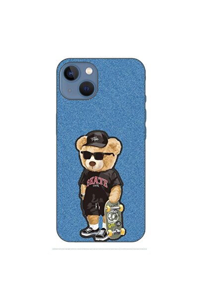 OEM Husa compatibila cu Apple iPhone 13 Silicon Gel Tpu Model Bear Skate Fashion