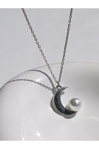 Reorah Collection Pearl Moon Necklace