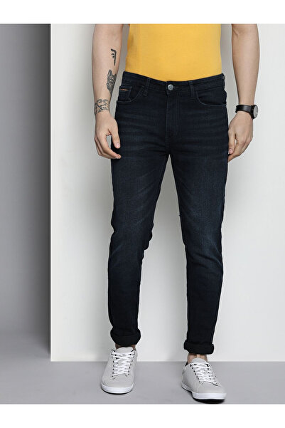 The Indian Garage Co By Styli Men Slim Fit Solid Jeans