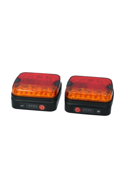 Carpoint Set lampi remorca LED, magnetice, wireless, cu acumulator 4000mAh, c...