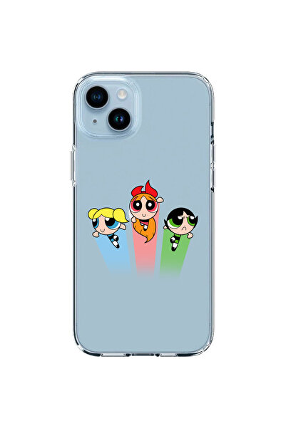 OEM Θήκη συμβατή με Apple iPhone 14 Plus, διαφανής σιλικόνης, με σχέδιο Power...
