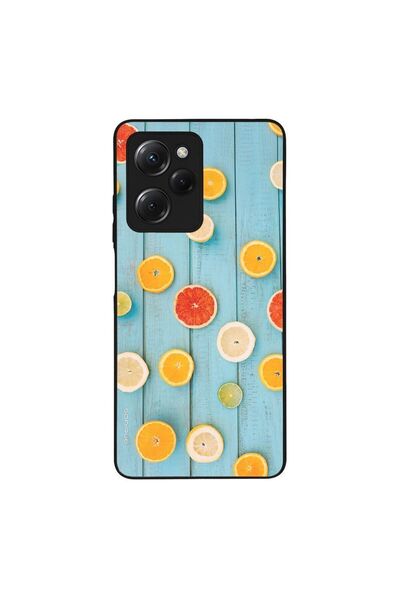 Sonique Θήκη Fruit Series για Xiaomi Poco X5 Pro 5G Γκρέιπφρουτ