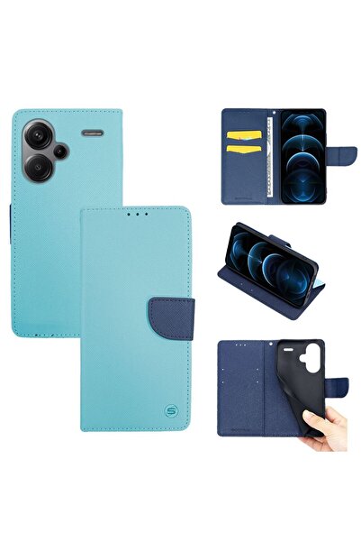 Sonique Θήκη Πορτοφόλι Trend Wallet Xiaomi Redmi Note 13 Pro Plus 5G Σιέλ / Σ...