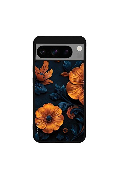 Sonique Θήκη 3D Flower Series για Google Pixel 8 Pro 5G Πορτοκαλί 01