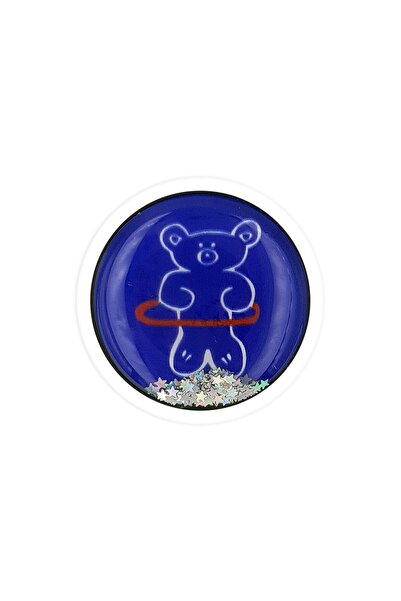 Sonique Pop Holder Liquid Cartoon Blue Bear