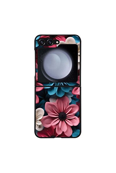 Sonique Θήκη 3D Flower Series για Samsung Galaxy Z Flip 5 Ροζ 01