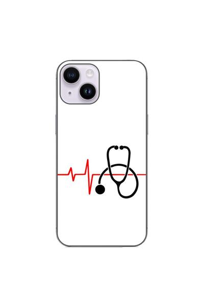 OEM Husa compatibila cu Apple iPhone 14 Silicon Gel Tpu Model Puls Doctor