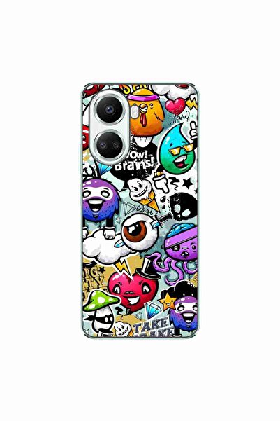 OEM Husa compatibila cu Huawei Nova 10 SE Silicon Gel Tpu Model Pop Art Graffiti