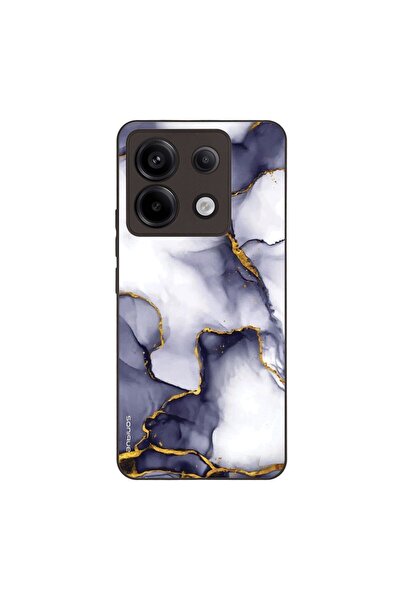 Sonique Θήκη Marble Series για Xiaomi Redmi Note 13 Pro 5G / Poco X6 5G Μωβ Γκρι