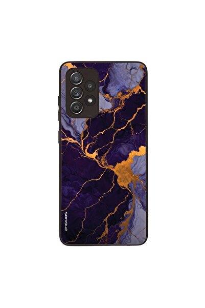 Sonique Θήκη Marble Series για Samsung Galaxy A52 4G/5G / Galaxy A52s 5G Μωβ