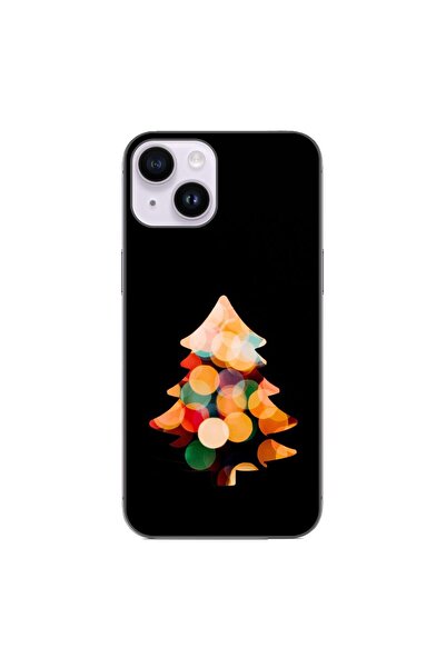 OEM Husa compatibila cu Apple iPhone 14 Silicon Gel Tpu Model Craciun Brad Fu...