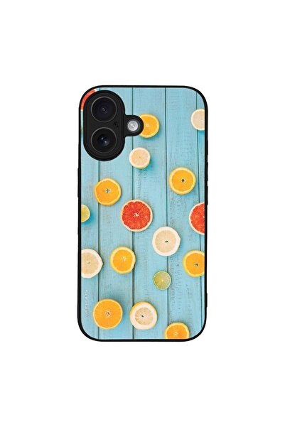 Sonique Θήκη Fruit Series για Apple iPhone 16 Γκρέιπφρουτ