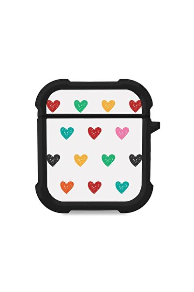 Sonique Θήκη Σιλικόνης Heart Series για AirPods 1/2 Λευκό 02