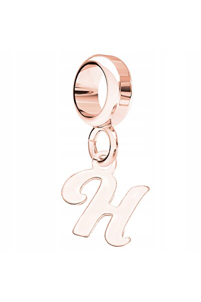 Larezo Charm Pendant for Modular Bracelets, 925 Silver Plated with 24K Yellow...