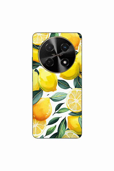 OEM Θήκη συμβατή με Huawei Nova 12i, από σιλικόνη gel TPU, με σχέδιο λεμόνια.