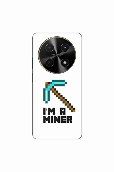 OEM Husa compatibila cu Huawei Nova 12i Silicon Gel Tpu Model Minecraft Miner